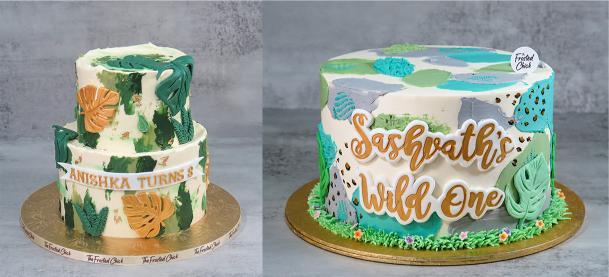 jungle safari theme cakes